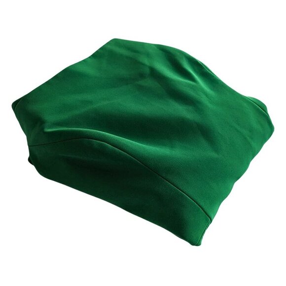 Viral MILLY Selena in Rare Kelly Green Off Shoulder Bell Sleeve Slit Dress - Picture 9 of 10